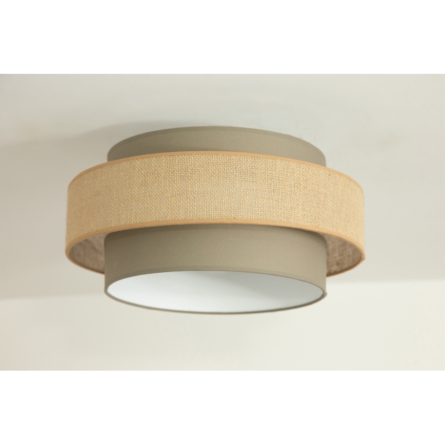Brilagi - Plafondlamp RESNA 1xE27/60W/230V Ø 40 cm bruin/beige