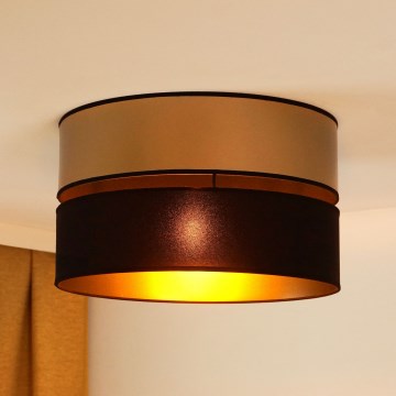 Brilagi - Plafondlamp ROYAL 1xE27/15W/230V diameter 40 cm zwart/goud