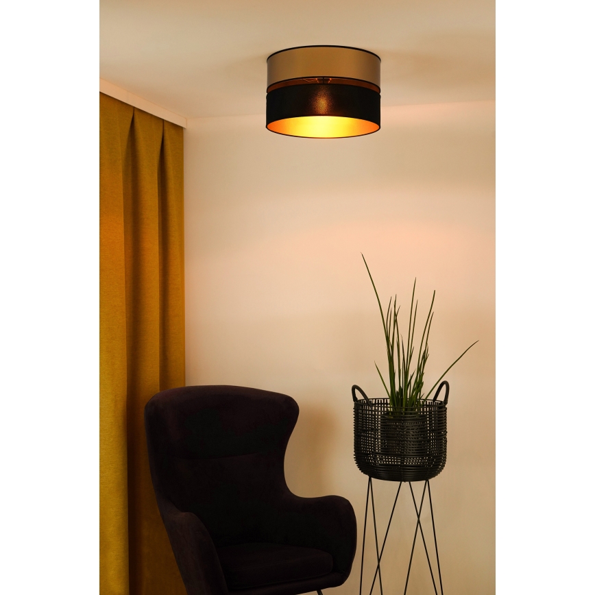 Brilagi - Plafondlamp ROYAL 1xE27/15W/230V diameter 40 cm zwart/goud