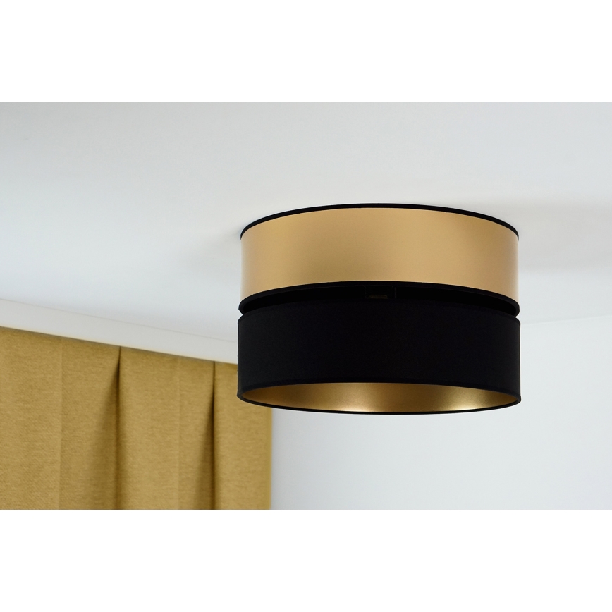 Brilagi - Plafondlamp ROYAL 1xE27/15W/230V diameter 40 cm zwart/goud