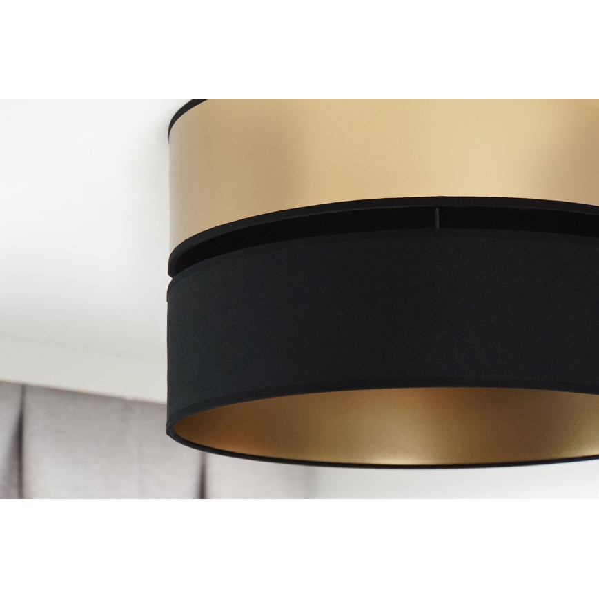 Brilagi - Plafondlamp ROYAL 1xE27/15W/230V diameter 40 cm zwart/goud