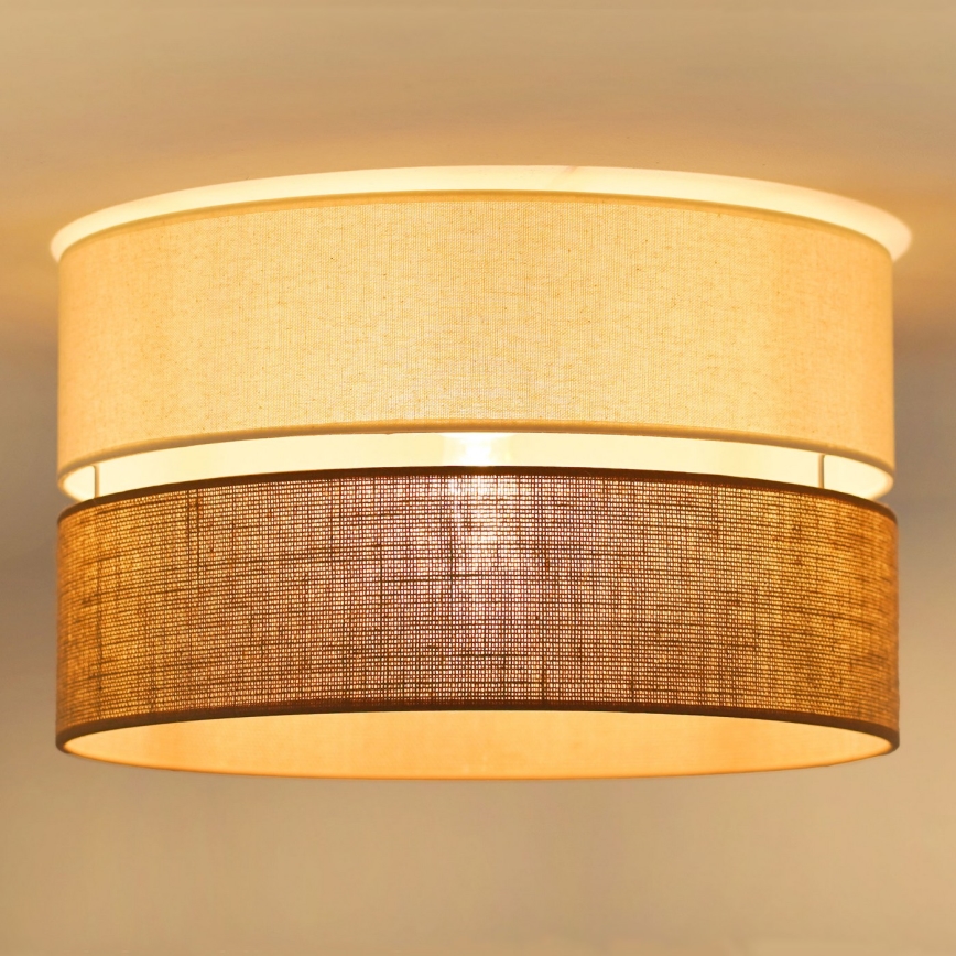 Brilagi - Plafondlamp ROYAL YUTE 1xE27/15W/230V diameter 40 cm beige/crème