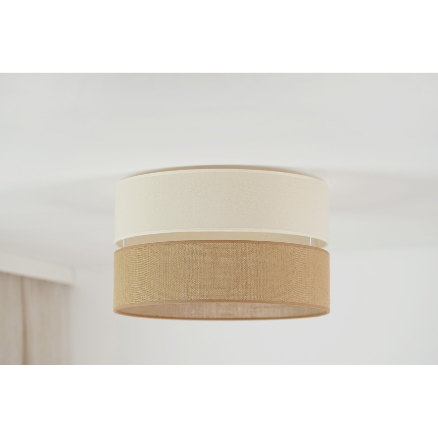 Brilagi - Plafondlamp ROYAL YUTE 1xE27/15W/230V diameter 40 cm beige/crème
