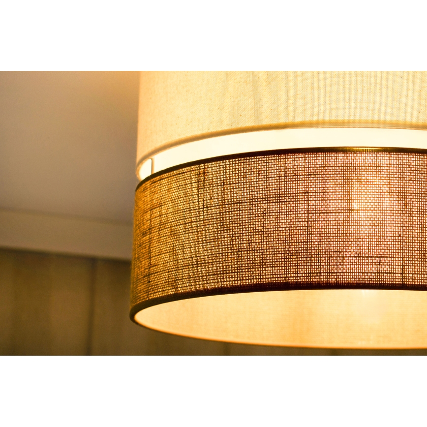 Brilagi - Plafondlamp ROYAL YUTE 1xE27/15W/230V diameter 40 cm beige/crème