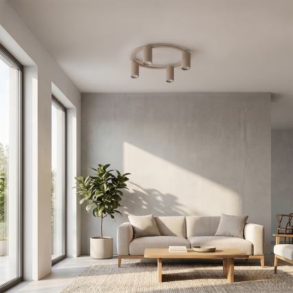 Brilagi - Plafondlamp SELE 4xGU10/30W/230V beige