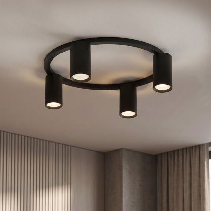 Brilagi - Plafondlamp SELE 4xGU10/30W/230V zwart