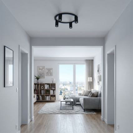 BRILAGI - Plafondlamp SELE 4xGU10/30W/230V zwart
