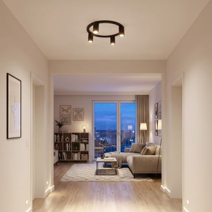 BRILAGI - Plafondlamp SELE 4xGU10/30W/230V zwart