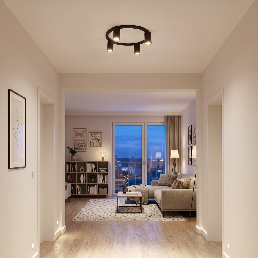 BRILAGI - Plafondlamp SELE 4xGU10/30W/230V zwart