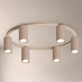 Brilagi - Plafondlamp SELE 6xGU10/30W/230V beige