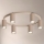 Brilagi - Plafondlamp SELE 6xGU10/30W/230V beige