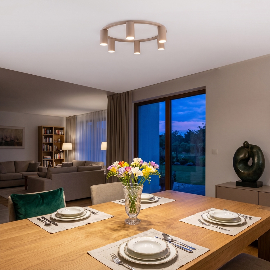 BRILAGI - Plafondlamp SELE 6xGU10/30W/230V beige