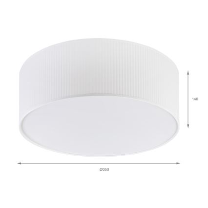 Brilagi - Plafondlamp SIRIJA MODERN 2xE27/60W/230V Ø 35 cm wit