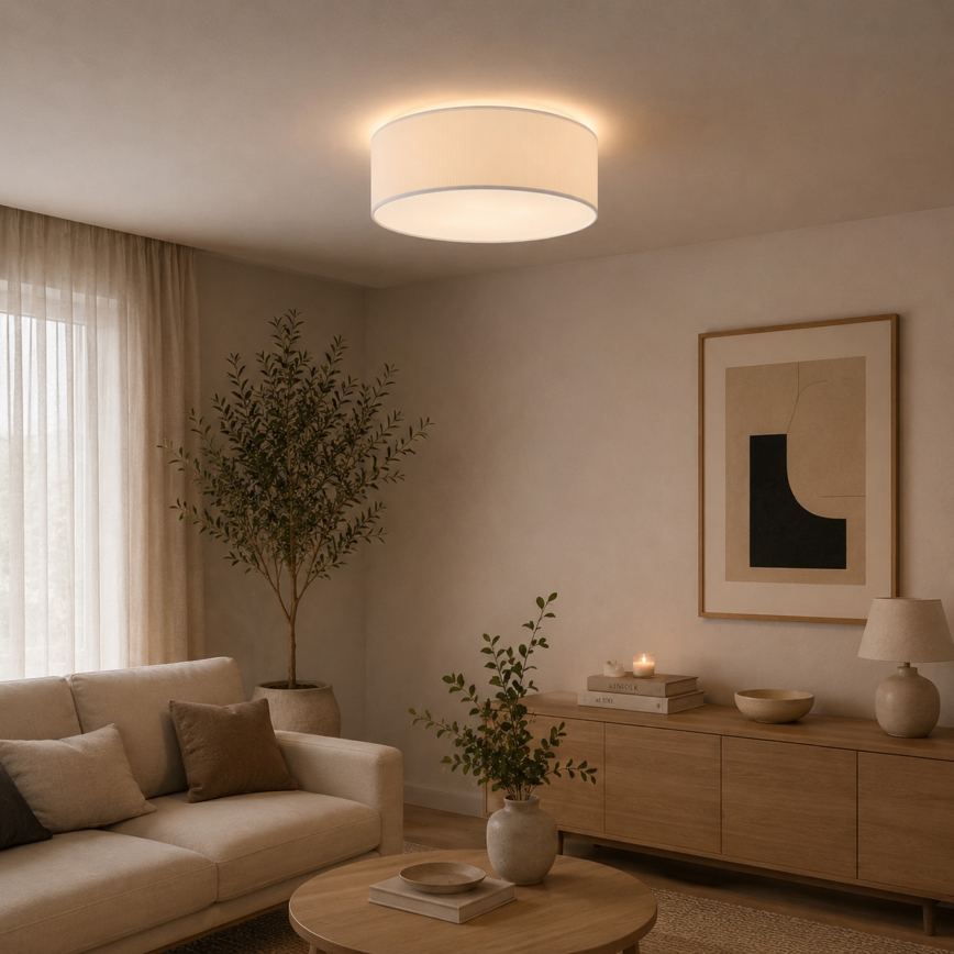 Brilagi - Plafondlamp SIRIJA MODERN 4xE27/60W/230V Ø 45 cm crème