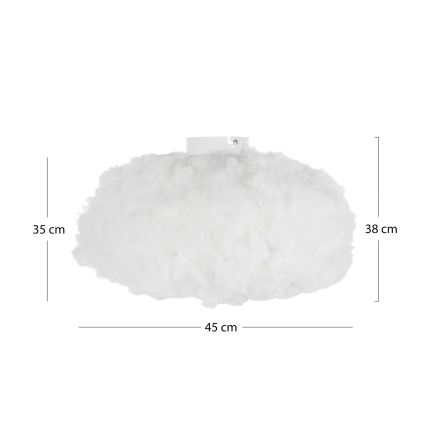 Brilagi - Plafondlamp SOLEAIR 1xE27/40W/230V Ø 45 cm wit