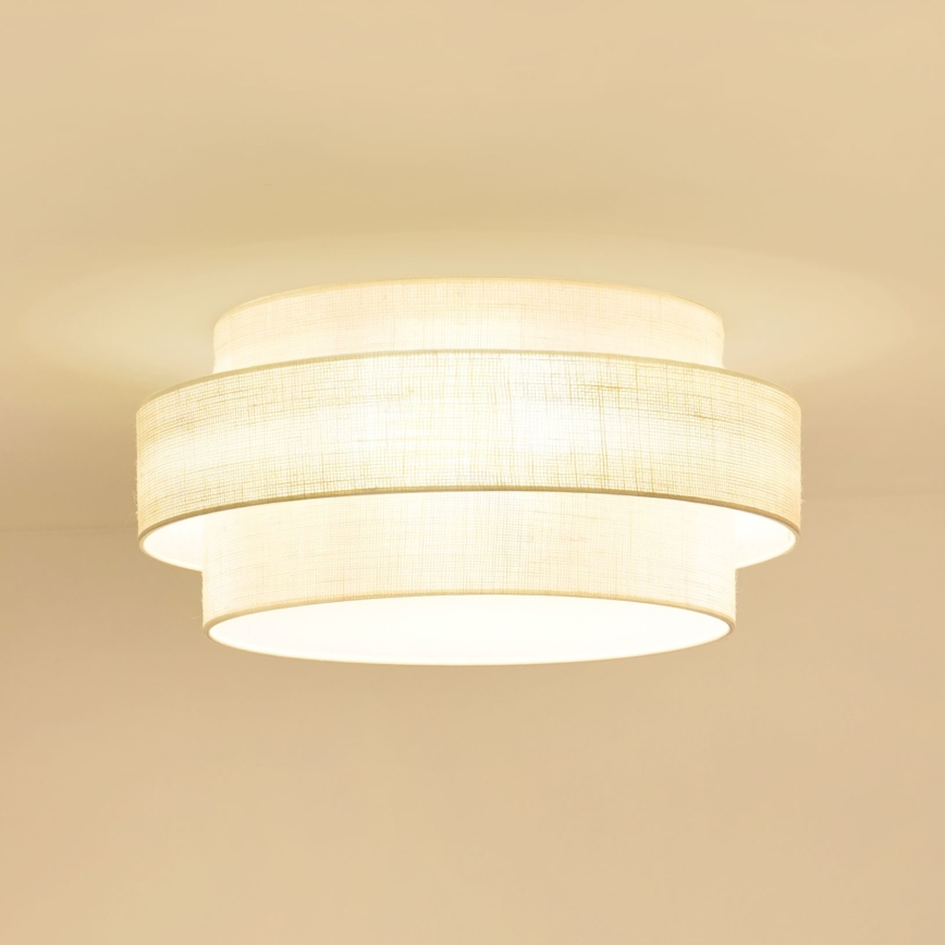 Brilagi - Plafondlamp SPACE YUTE LED/12W/230V diameter 50 cm 3000K/4000K/6400K crème