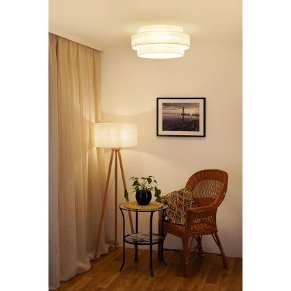 Brilagi - Plafondlamp SPACE YUTE LED/12W/230V diameter 50 cm 3000K/4000K/6400K crème
