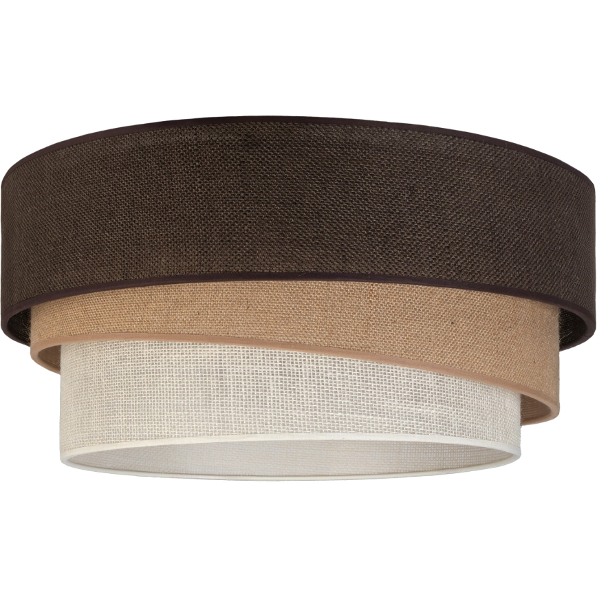 Brilagi - Plafondlamp TRIO 1xE27/60W/230V Ø 40 cm bruin/beige/wit