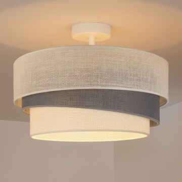 Brilagi - Plafondlamp TRIO 1xE27/60W/230V Ø 40 cm crème/grijs