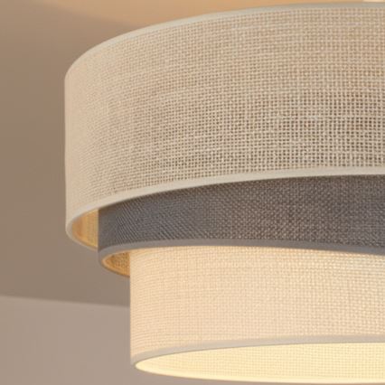 Brilagi - Plafondlamp TRIO 1xE27/60W/230V Ø 40 cm crème/grijs