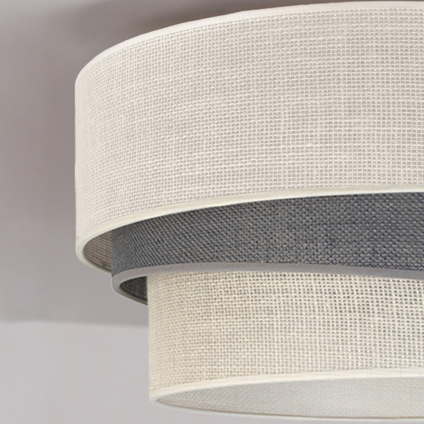 Brilagi - Plafondlamp TRIO 1xE27/60W/230V Ø 40 cm crème/grijs