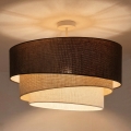 BRILAGI - Plafondlamp TRIO 3xE27/60W/230V pr. 60 cm bruin/beige/wit