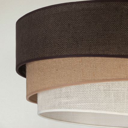 Brilagi - Plafondlamp TRIO 3xE27/60W/230V pr. 60 cm bruin/beige/wit