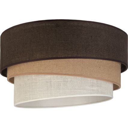 Brilagi - Plafondlamp TRIO 3xE27/60W/230V Ø 60 cm bruin/beige/wit