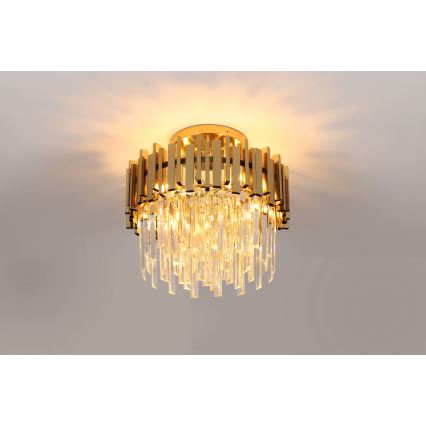 Brilagi - Plafondlamp VERVE 4xE14/40W/230V Ø 40 cm goudkleurig