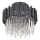 Brilagi - Plafondlamp VERVE 6x E14/40W/230V Ø 60 cm zwart