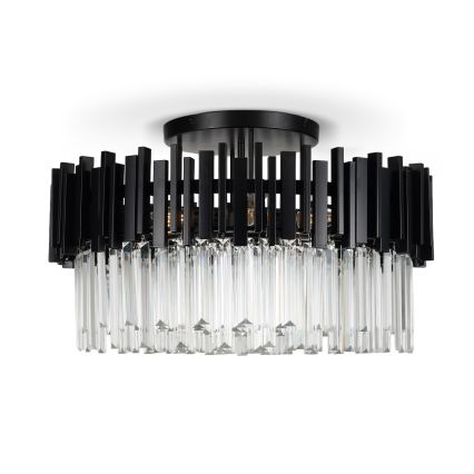 BRILAGI - Plafondlamp VERVE 6x E14/40W/230V Ø 60 cm zwart
