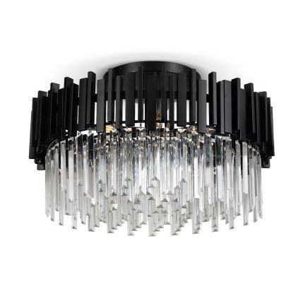 BRILAGI - Plafondlamp VERVE 6x E14/40W/230V Ø 60 cm zwart