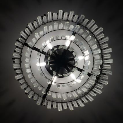 BRILAGI - Plafondlamp VERVE 6x E14/40W/230V Ø 60 cm zwart