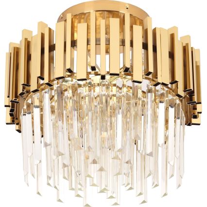 Brilagi - Plafondlamp VERVE 6xE14/40W/230V Ø 60 cm goudkleurig