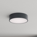 Brilagi - Plafondlamp voor badkamer CLARE 2xE27/24W/230V Ø 30 cm antraciet IP54