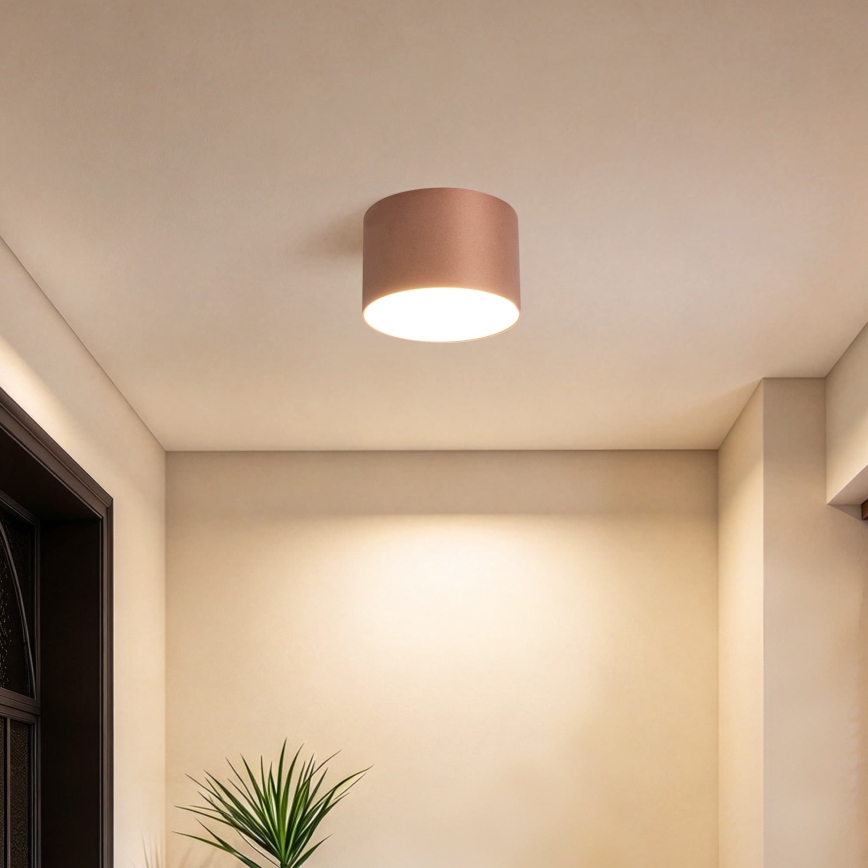 BRILAGI - Badkamerplafondlamp FORIS LED/9W/230V Ø 9 cm bronskleurig IP44 CRI 90