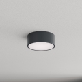 Brilagi - Plafondlamp voor badkamer met bewegings- en schemersensor CLARE 1xE27/24W/230V diam. 20 cm antraciet IP54