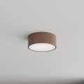 Brilagi - Plafondlamp voor badkamer met bewegings- en schemersensor CLARE 1xE27/24W/230V Ø 20 cm bruin IP54