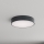 Brilagi - Plafondlamp voor badkamer met bewegings- en schemersensor CLARE 3xE27/24W/230V Ø 40 cm antraciet IP54