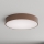 Brilagi - Plafondlamp voor badkamer met bewegings- en schemersensor CLARE 4xE27/24W/230V Ø 50 cm bruin IP54