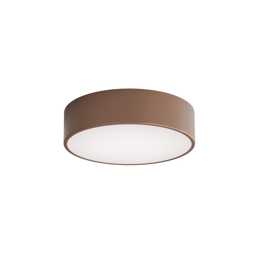 Brilagi - Plafondlamp CLARE voor badkamer met bewegings- en schemersensor, 2xE27/24W/230V, Ø 30 cm, bruin, IP54