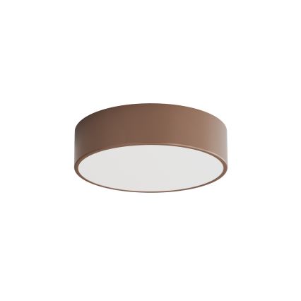 Brilagi - Plafondlamp CLARE voor badkamer met bewegings- en schemersensor, 2xE27/24W/230V, Ø 30 cm, bruin, IP54