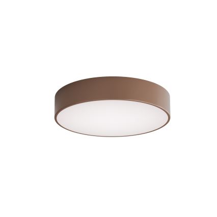 Brilagi - Plafondlamp CLARE voor de badkamer met bewegings- en schemersensor 3xE27/24W/230V Ø 40 cm bruin IP54