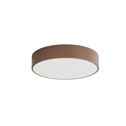 Brilagi - Plafondlamp CLARE voor de badkamer met bewegings- en schemersensor 3xE27/24W/230V Ø 40 cm bruin IP54