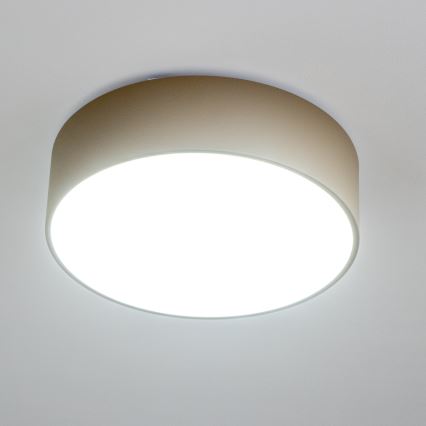 Brilagi - Plafondlamp voor badkamer POOL 3xE27/15W/230V Ø 40 cm IP54 beige
