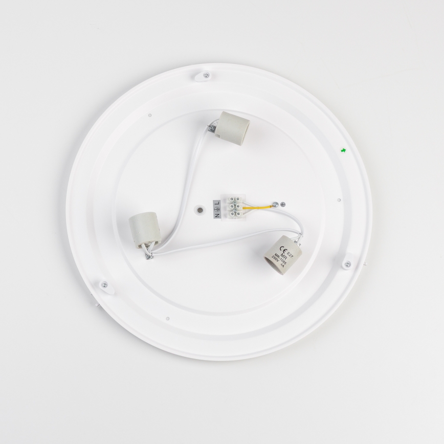 Brilagi - Plafondlamp voor badkamer POOL 3xE27/15W/230V Ø 40 cm IP54 beige