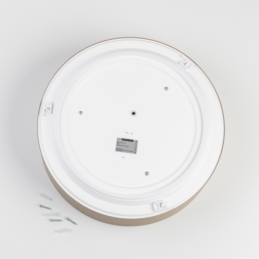 Brilagi - Plafondlamp voor badkamer POOL 3xE27/15W/230V Ø 40 cm IP54 beige