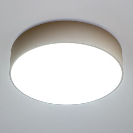 Brilagi - Plafondlamp voor badkamer POOL 4xE27/15W/230V Ø 50 cm IP54 beige