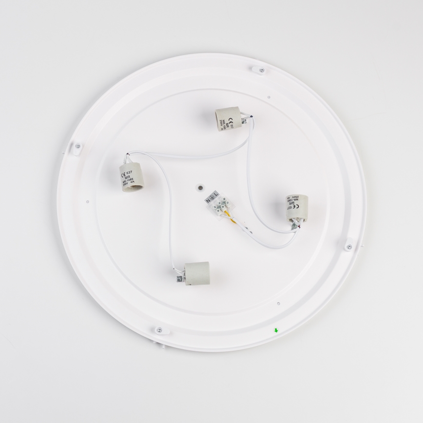 Brilagi - Plafondlamp voor badkamer POOL 4xE27/15W/230V Ø 50 cm IP54 beige