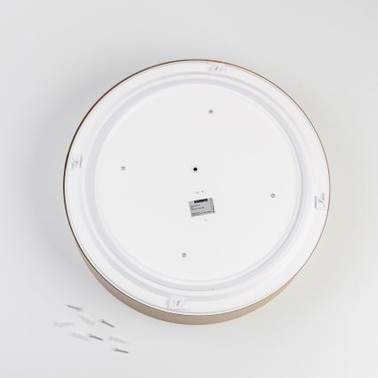 Brilagi - Plafondlamp voor badkamer POOL 4xE27/15W/230V Ø 50 cm IP54 beige
